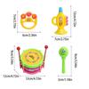 Music Percussion Children Hand Drumming Tambourine Kids Drum Set  Musical Instrument