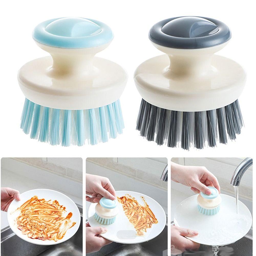 For Sink Scrubber With Stiff Bristles Dish Brush With Handle Kitchen Scrub Brushes Dish Scrub Brush