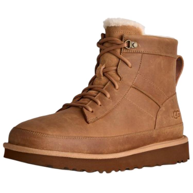 UGG Повседневные теплые универсальные ботинки на шнуровке в стиле наследия, мужские ботинки, каштановые 1174580-BWST