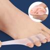 New Three Hole Little Toe Separator Overlapping Toes Bunion Blister Pain Relief Toe Straightener Protector Foot Care Tool 1 Pair