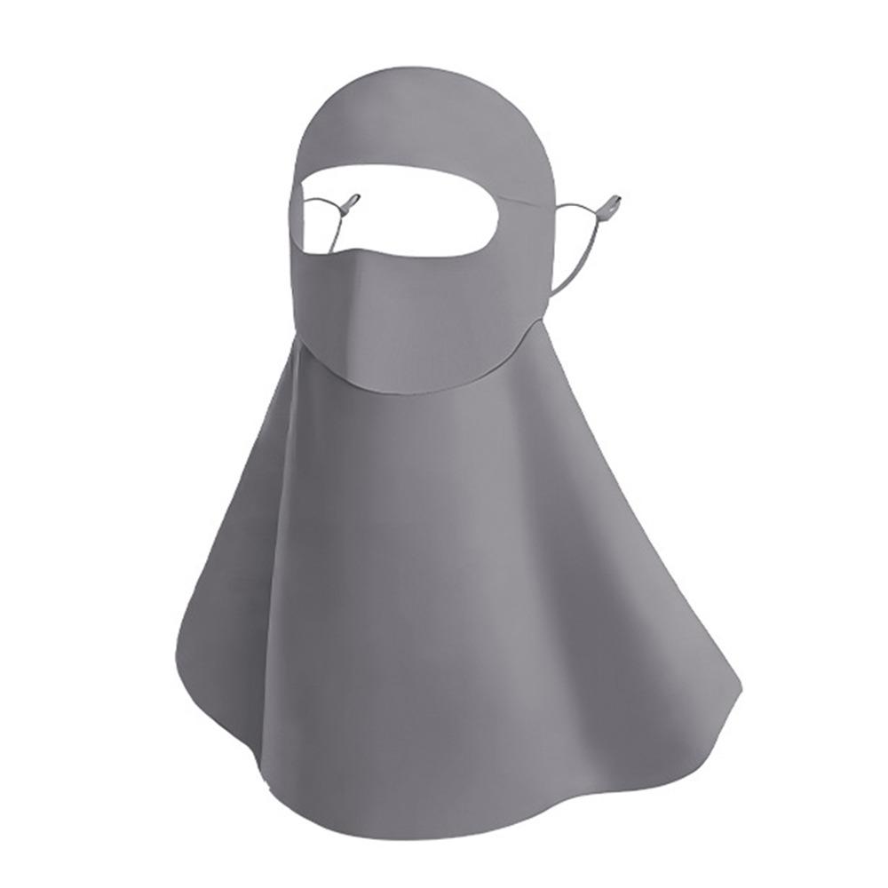 Ice Silk Mask Summer Breathable Mask Face Neck Shoulder UV Protection Sun Protective Scarf Anti-UV UPF50+ Sunscreen Shawl