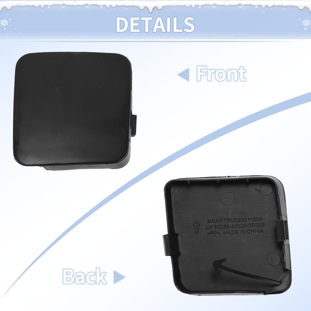 UXCELL Left Front Car Tow Hook Cover Cap for Toyota RAV4 2019-2025 No.5243842901