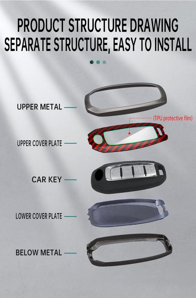 2022 Infiniti Q50L, QX50 Gen 2, QX60, Q70L Key Case Car Shell