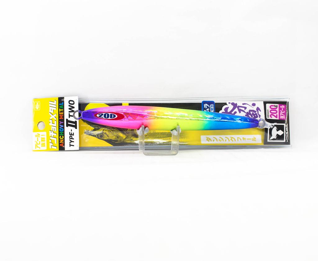 Jackall Metal Jig Anchovy Type 2 Slow Slide 200 grams UV Candy (2323)