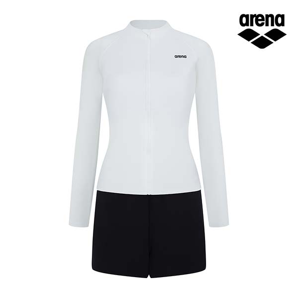 Комплект слитного гидрокостюма Alena Initial Leisure с молнией A4Bl1Ps02Wht