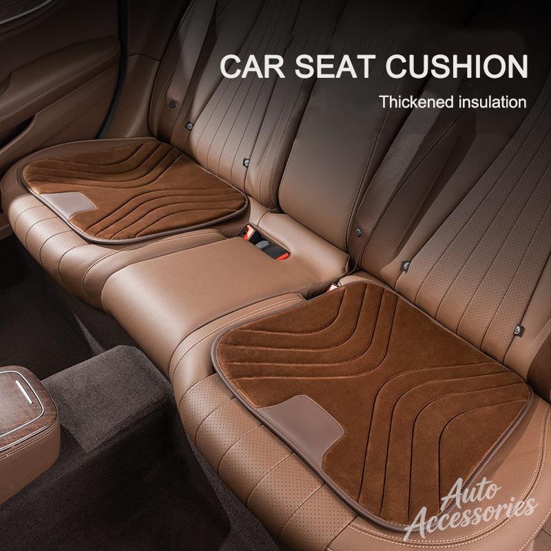 Car Cushion Flannel Plush Seat Pad For Porsche Panamera Cayenne Taycan 911 718 Macan Carrera-GT 928 944 968 Interior Accessories CG4