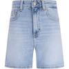 Женские джинсовые шорты TOMMY JEANS с высокой талией, из смесовой ткани с лиоцеллом, с эффектом состаривания
