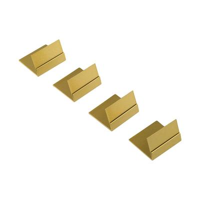 Подставка для визиток Металлическая клипса-подставка для визиток Золотая DIY Бирки с ценами Прочный держатель для меню Девичник