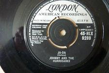 7-дюймовая пластинка JOHNNY & THE HURRICANES - Ja-da 45HLX9289 LONDON RECORDS, 1961 Великобритания Рок Б/у
