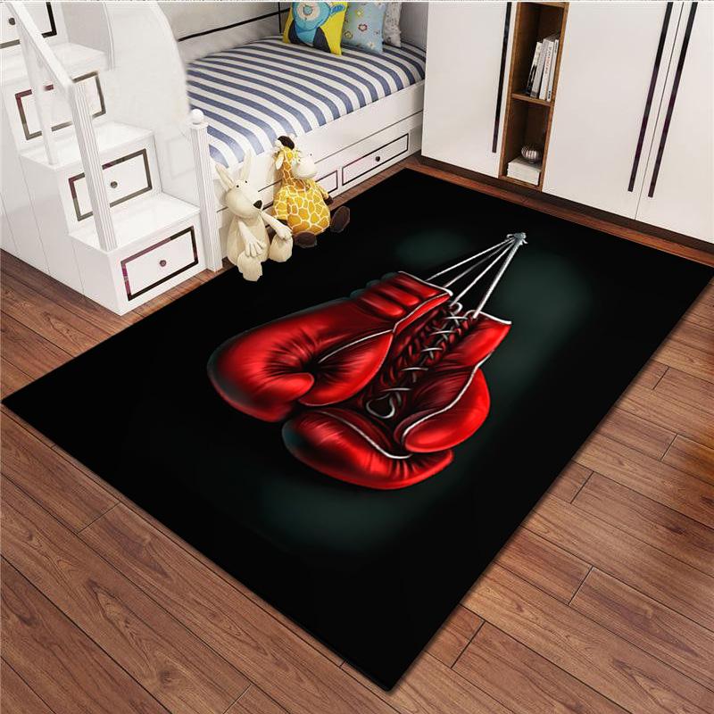 Boxing Gloves Rug Home carpet Office Decorative Carpet For Living Room Bedroom Door Mat Floor Carpet Computer Chair Area Rug