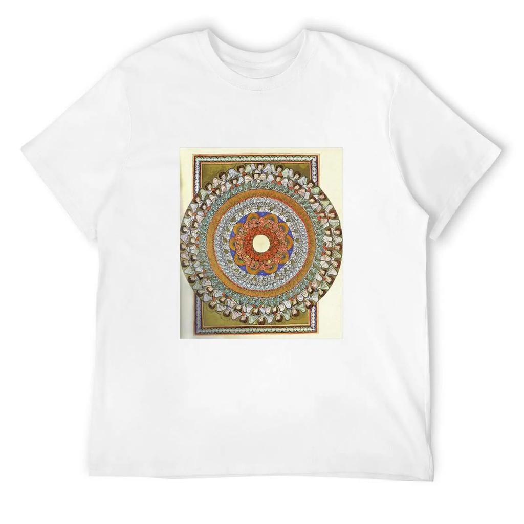 Футболка Angels By Hildegard Von Bingen Customs Vintage Anime Shirt Clothing For Men