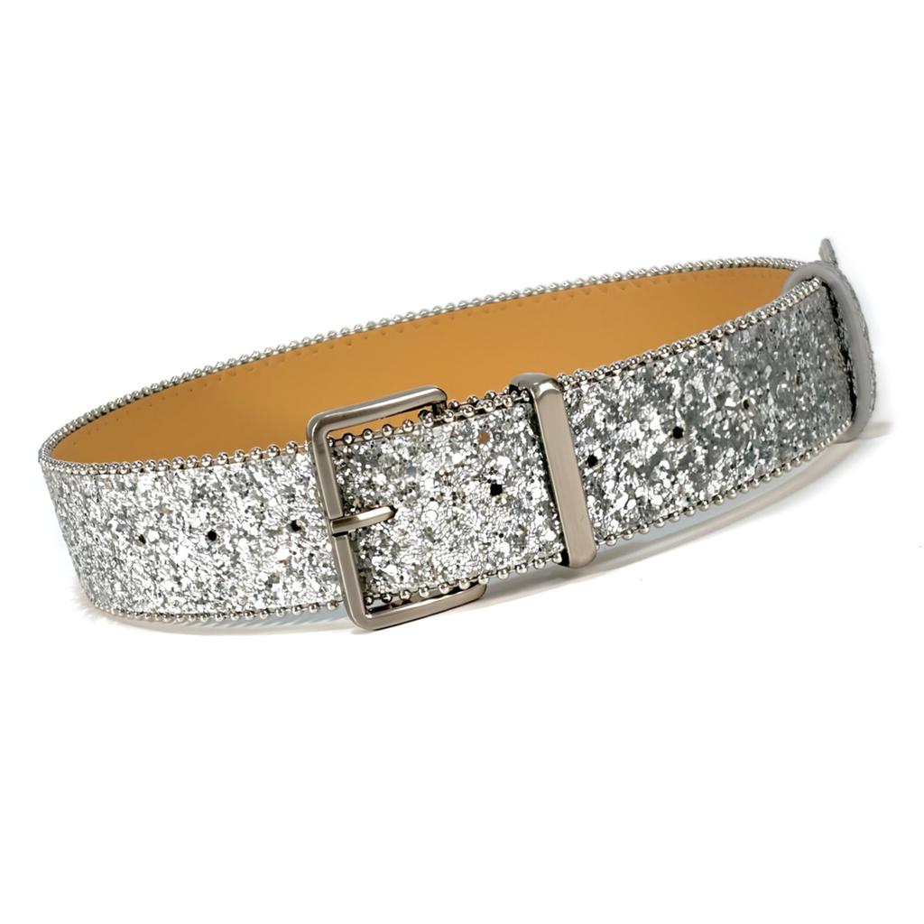 Сверкающий ремень-пряжка с пайетками для взрослых и подростков Blingbling Розовый поясной ремень Модная поясная лента для платьев свитеров