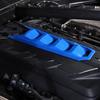 ABS Blue Engine Shroud Cover Panel Cover Trim For Corvette C8 -2025