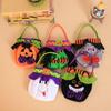 Kids Trick Or Treat Witch Halloween Candy Bag Pumpkin Handbag Tote Bags Loot Bag