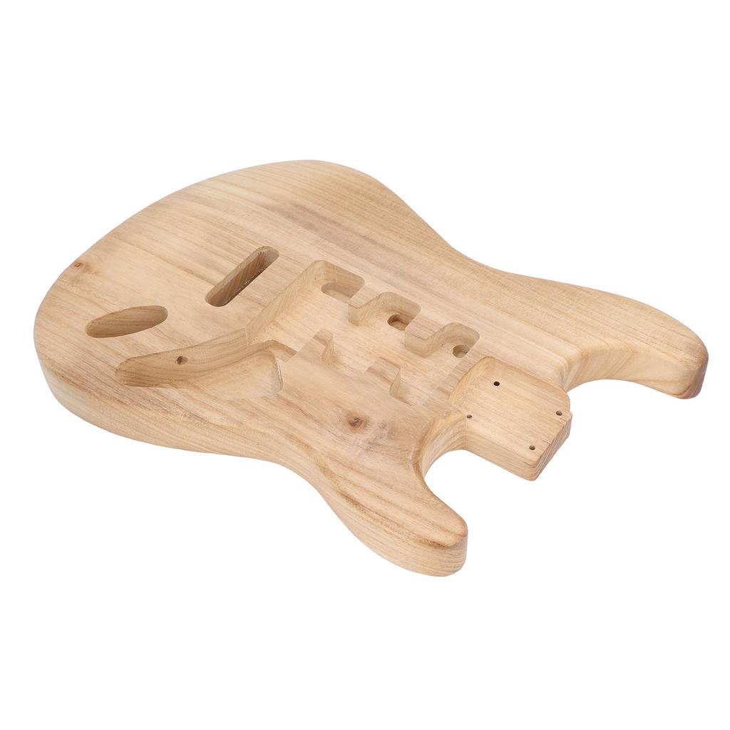 Unfinished Guitar Body for SSH Style Pre Drilled Holes Paulownia Wood Electric Guitar Body for DIY M