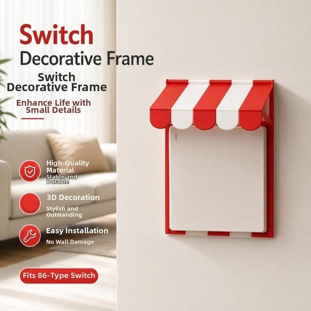86 Type Switch Decorative Frame 3D Printed Wall Decor Cover Switch Frame Cover Gift for Friends