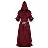 Medieval Monk & Wizard Costume - Halloween Grim Reaper Robe for Cosplay & Role-Playing