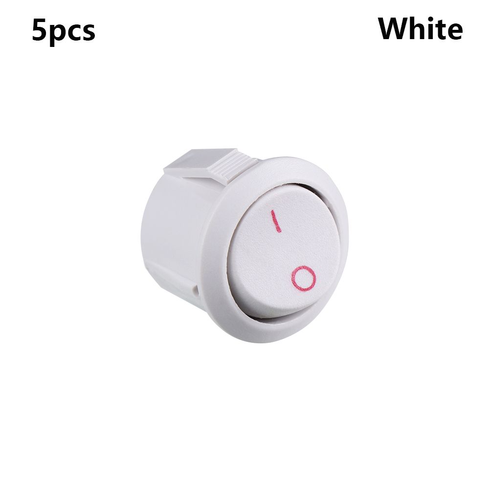 5pcs Hot Plastic Mini 2PIN ON/OFF Toggle Switch Car Boat Push Button