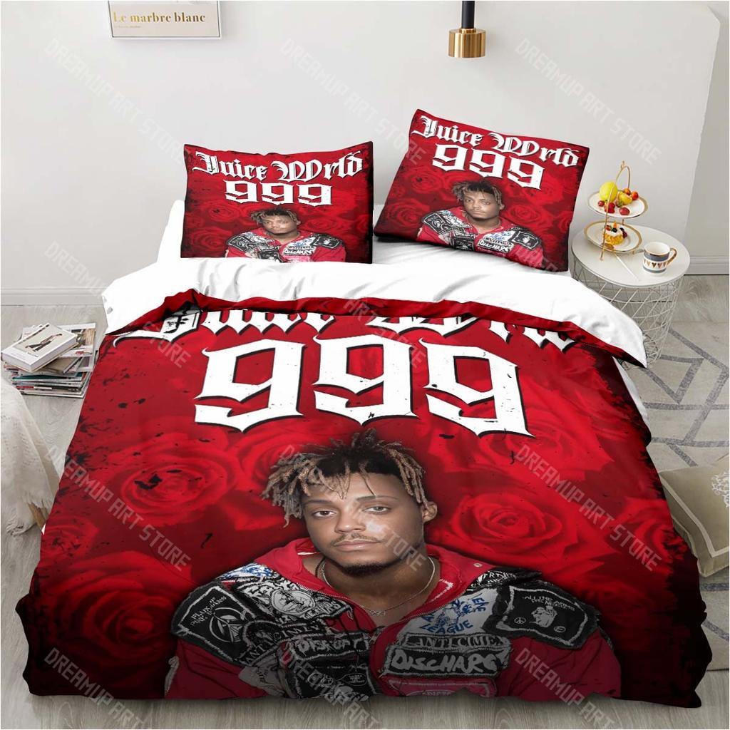 3D Рэпер Juice Wrld 999 Постельный комплект одеяло постельные комплекты Наволочка Пододеяльник Детская комната Постельный комплект Роскошный День рождения