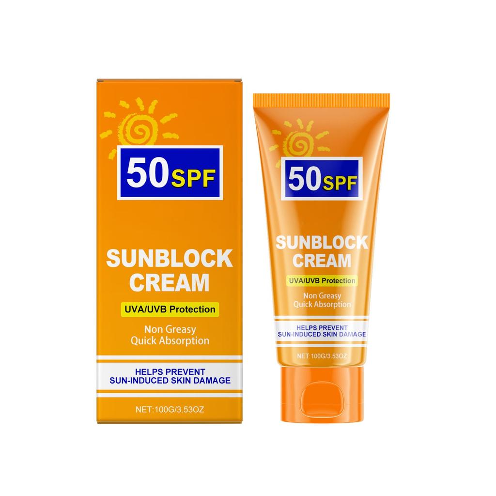 Tinted Sunscreen For Face, Sunscreen Balm, Moisturizing Sun Balm, SPF50 Sunscreen For Face With UV Care, Water Resistant And Non-Greasy Sunscreen 100g