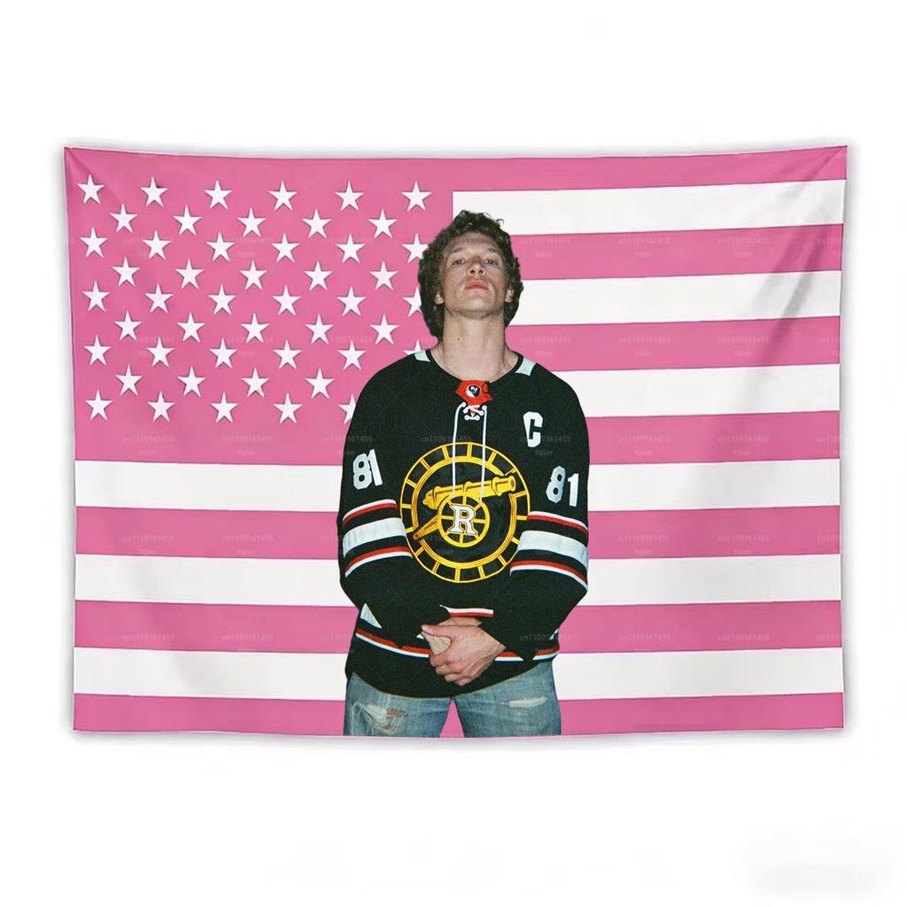 HR Hockey IIlya Flag Tapestry Humorous Bedroom Restaurant Bar Party Wall Decor