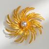 Senior Brooches Flower Leaf Brooch Pins for Women Suit Pendant  Fashion Brooches Jewelry