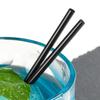 500Pcs Black Disposable Straws 13/21cm Flexible Drinking Straws Plastic Bendable Drink Tube Reusable Straw Bar Party Accessories