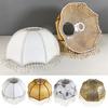 E27 Tassel Lamp Shade Beaded E27 Lamp Cover Retro Lace Light Shades