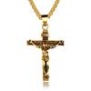 Premium Cross Necklace for Women 18k Gold Plated Trendy Gold Cross Pendant Chain for Girls Crucifix Necklace for Women Girls