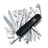 Swiss Champ Black Swiss Army Knife Multifunctional Knife Disaster Prevention Goods Outdoor Camping Pliers Scissors with Loupe Swiss Made