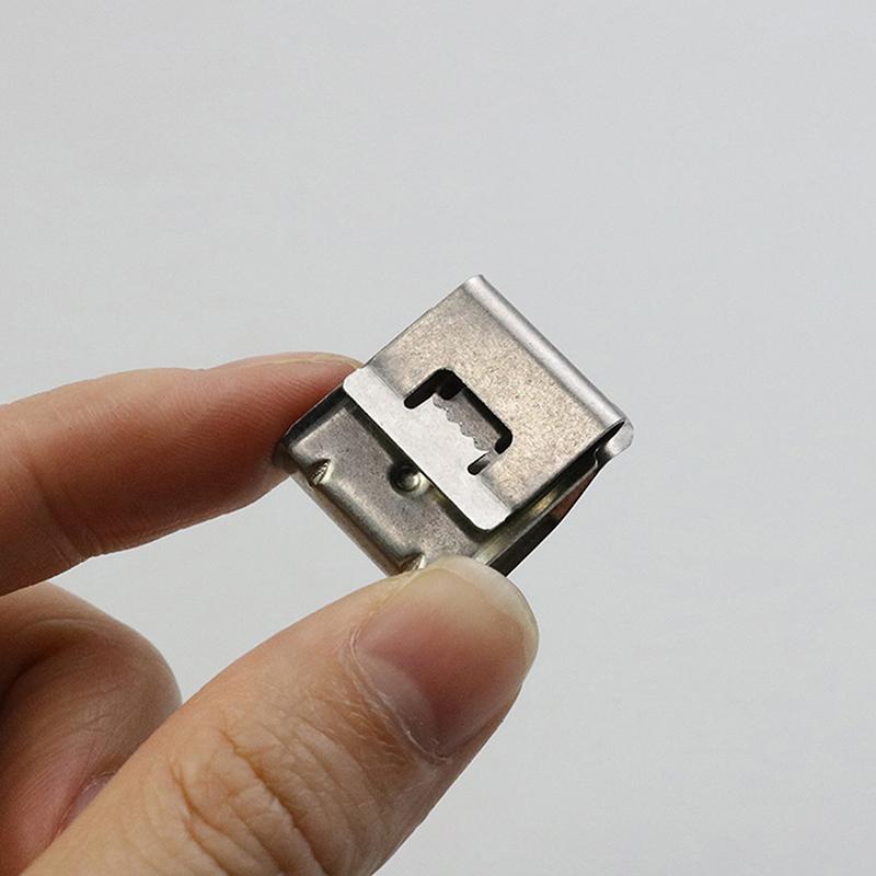 30/50/100 шт. зажимы для проводов солнечных панелей, зажимы для проводов из нержавеющей стали для рамы прицепа, зажимы для фотоэлектрических кабелей для проводки фотоэлектрических систем, принадлежности для лодочных кабелей