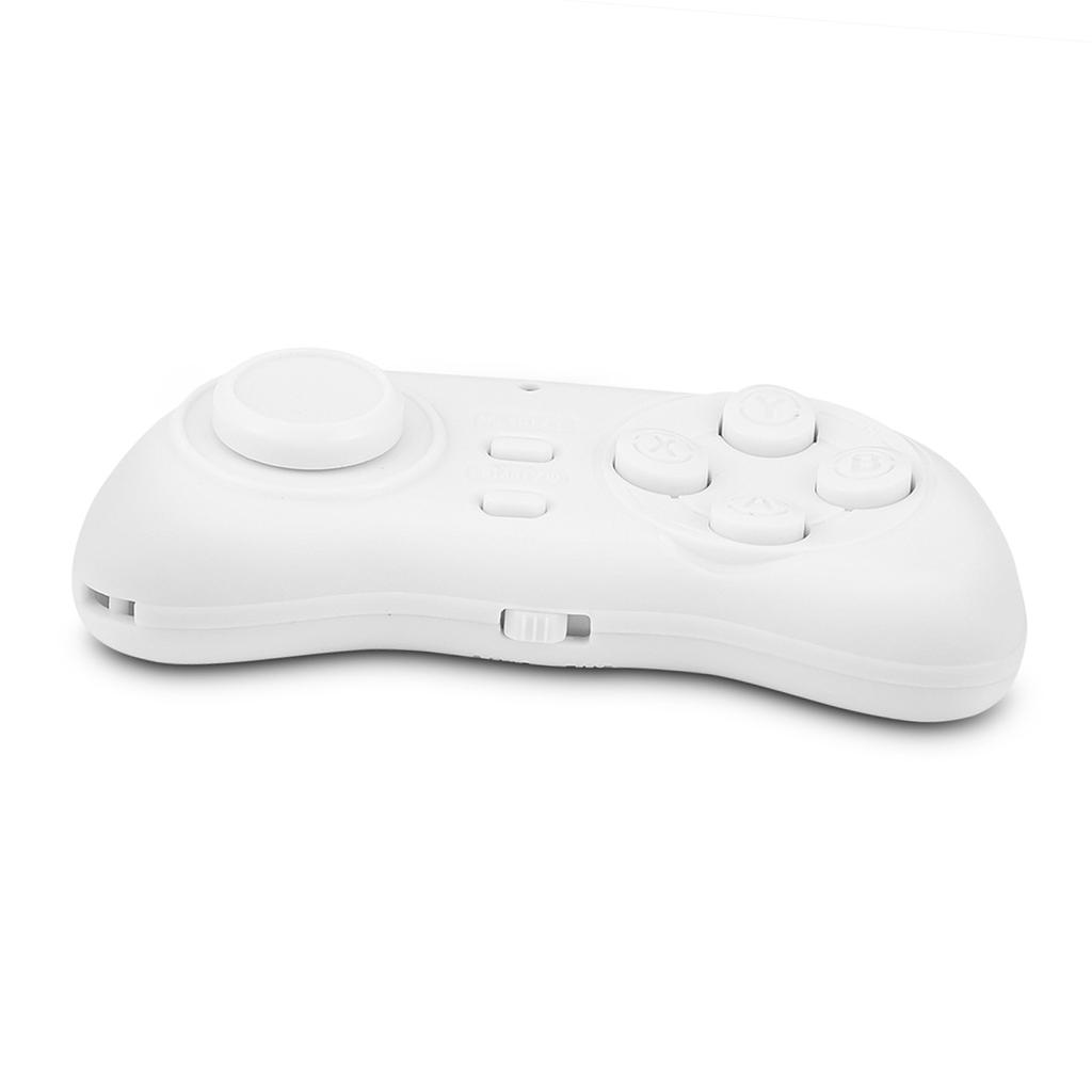 Portable Wireless Bluetooth Game Controller Mini Gamepad Joystick Handle Remote Shutter White