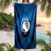 Полотенце для пляжа Atalanta FC с принтом, быстросохнущее, из микрофибры, впитывающее, портативное, для путешествий, для плавания