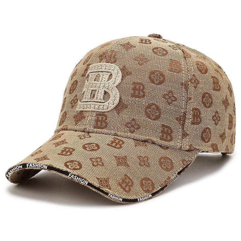 Embroidered Letter Baseball Cap—Breathable Summer Sun Hat, UV-Protective Outdoor Hat, Adjustable Size