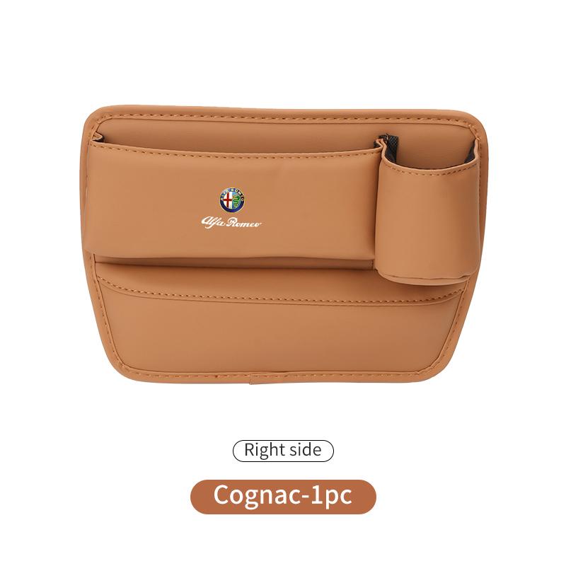 Car Seat Gap Storage Box Car Central Console Side Organizer Boxs For Alfa Romeo 159 Giulietta 156 147 Giulia Mito GT Stelvio