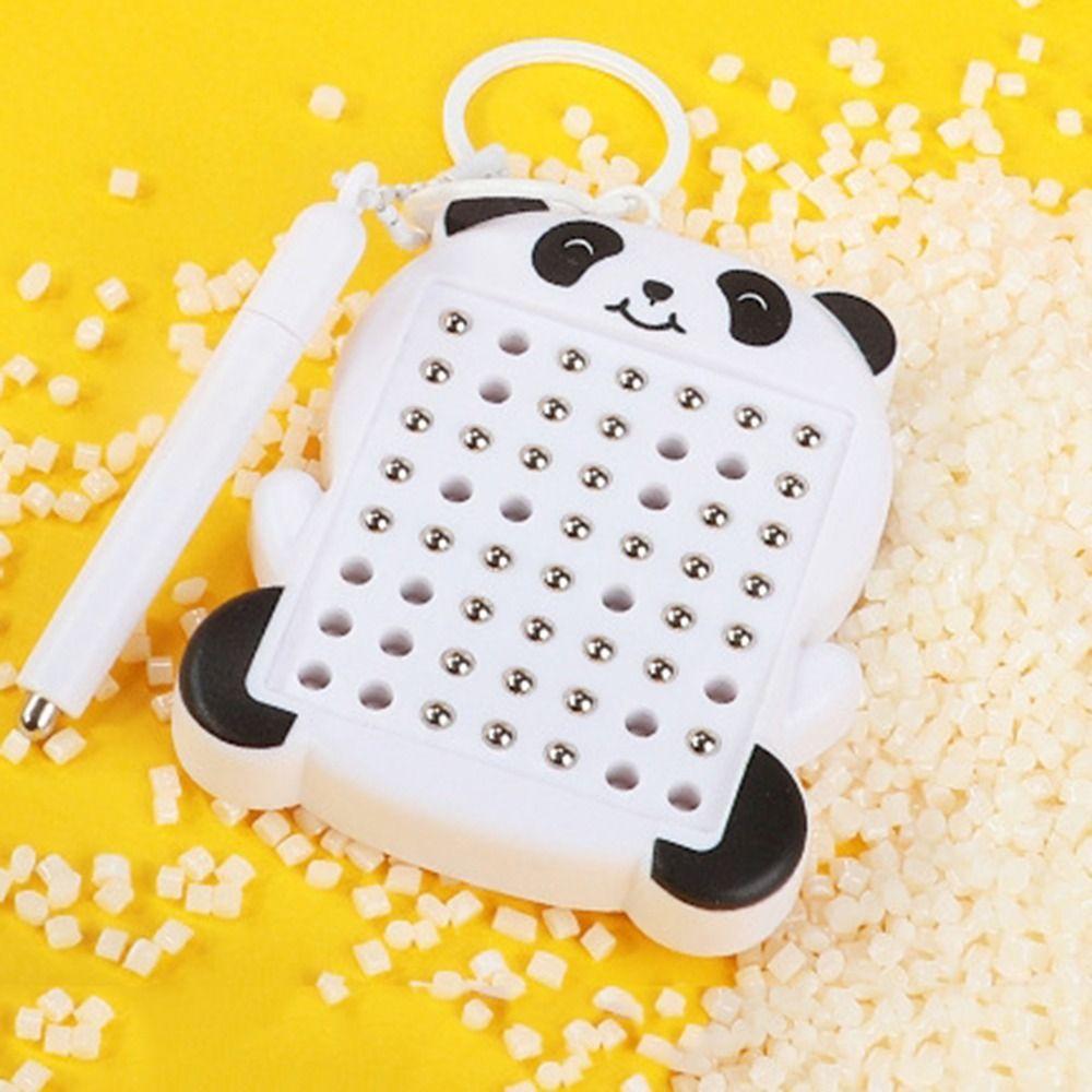 Доска для рисования со стальным шариком, брелок для сумки, магнитная доска, кулон, подарки для малышей