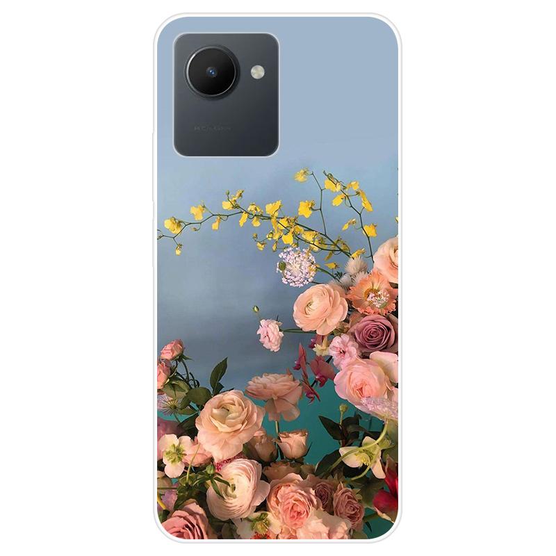 Для Realme C30S C 30S RealmeC30S чехол Мягкая силиконовая задняя крышка Чехол для телефона с рисунком из мультфильма Разнообразие