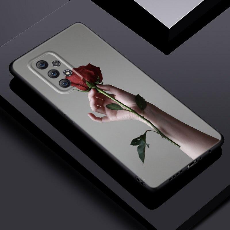 Красивый чехол для телефона с изображением розы для Samsung Galaxy A21 A30 A50 A52 S A13 A22 A32 A33 A53 A73 5G A11 A12 A31 A51 A70 A71 A72