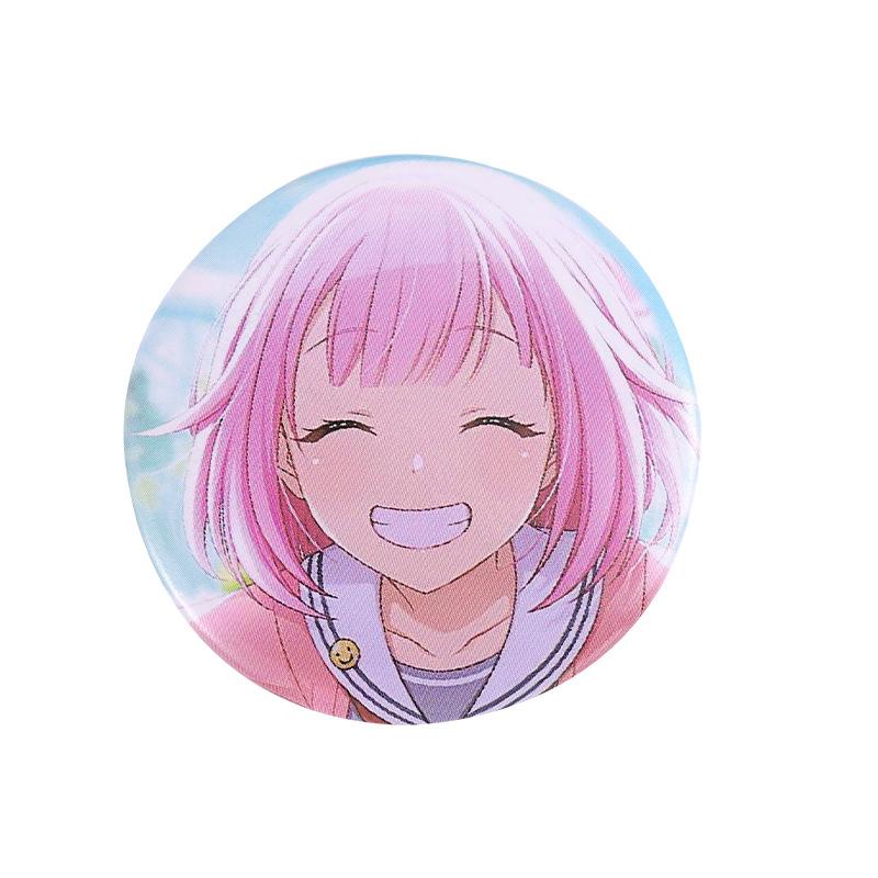 Круглые булавки для лацканов, милые эмалированные значки в стиле манга, металлические броши в стиле аниме для женщин, друзей, рюкзаки, художественный хиджаб, аватар, одежда