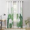 Тропические растения Монстера Шторы на окна Гостиная Спальня Декор для окон Бытовые кухонные шторы