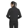 Adidas Track Top Women's 3-Stripes Loose-Fit Double-Knit JVP35, Black/White (JW9786)