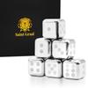 Ice Cube Day Present Gift Cold Storage Wine Sake Shochu Beer Ice Stainless Steel [SaintGraal] Father's Men's Non-melting (6 Pieces)