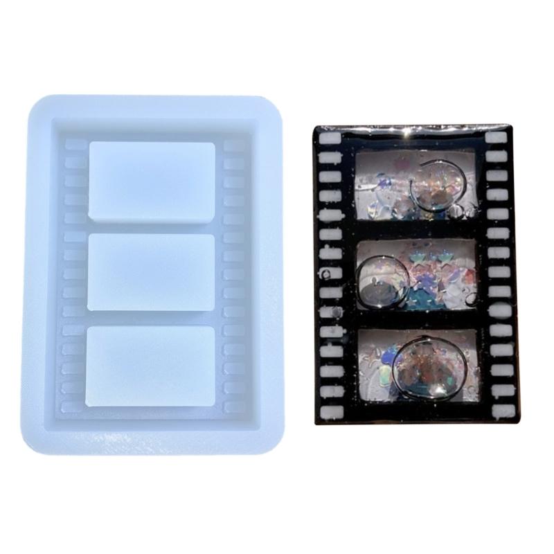 Photo Frame Decoration Silicone Mold Film Quicksand Epoxy Mold Resin Casting Pendant Mold Suitable for Diy Crafts
