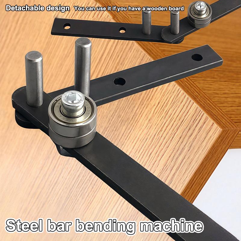 2PCS Mini Pipe Tubing Bender Manual Rod Hand Bending Tool for HVAC Car Repairs Home Craft Projects