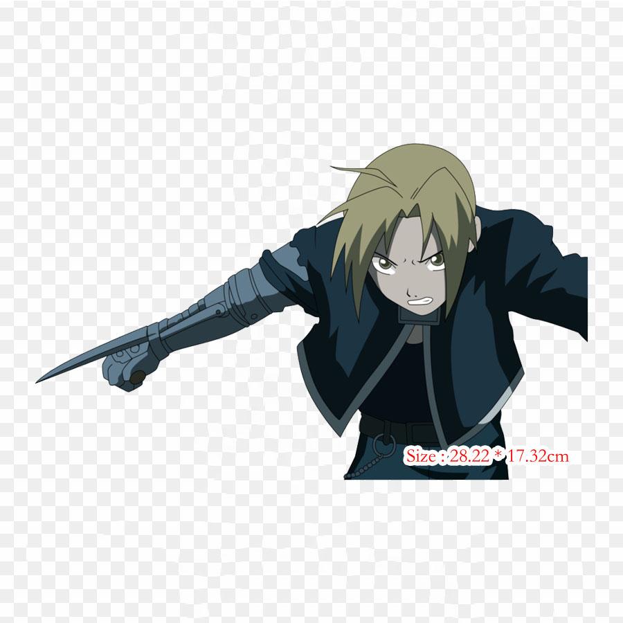 Thermal Sticker Patch On Clothing Edward Elric Vetor Edward Elric Alphonse Elric Iron On Patch For T-Shirt Dress DIY Washable A-Level Applique
