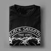 Men's Black Cool Sabbaths T Shirts Cotton Clothes Casual Short Sleeve Round Neck Tee Shirt Printing T-Shirt