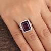 Natural Amethyst Gemstone Handmade 925 Sterling Silver Jewelry Designer Ring For Braid RR-79-7