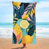 Locomotive Enthusiasts Sports Towels Quick-drying Double-sided Velvet Beach Towels Printed Bath Towels