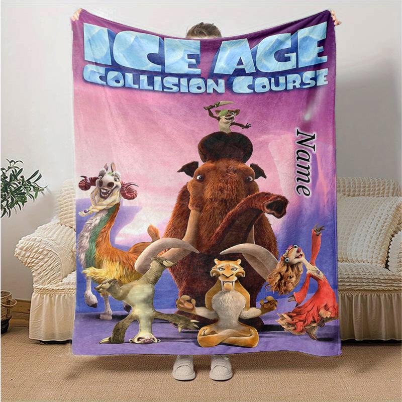 Custom 1pc Ice Age: Collision Course Blanket, Soft And Comfortable Blanket, Casual Warm, Camping Travel Blanket, Birthday Gift Q91077
