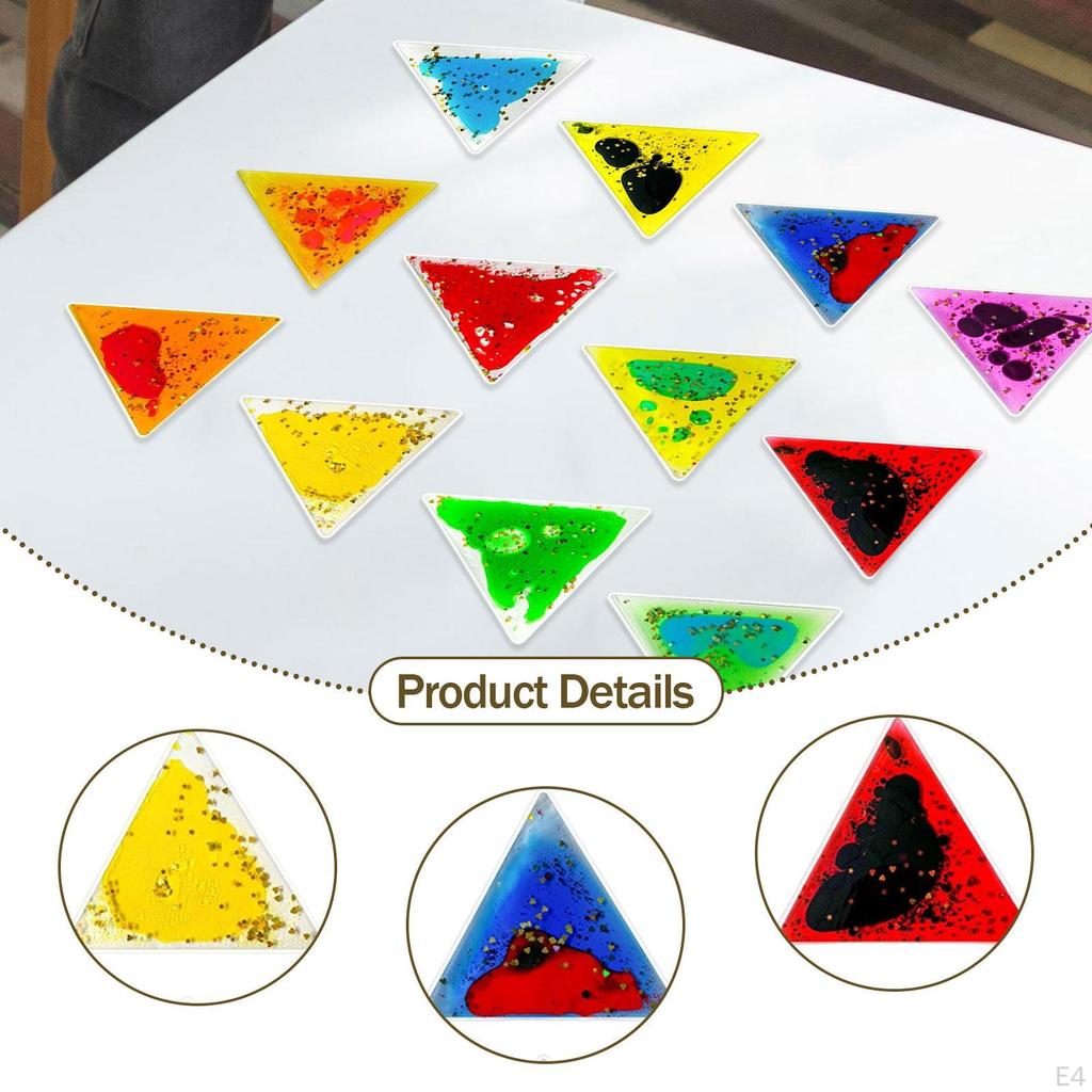 12 Pieces Sensory Gel Liquid Toys Calming Toy Classroom Prizes
